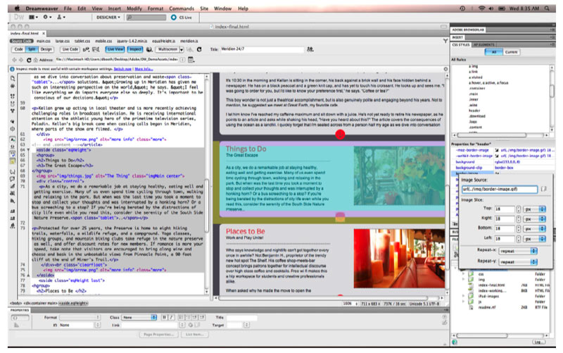 Adobe Dreamweaver CS5.5 | IT History Society